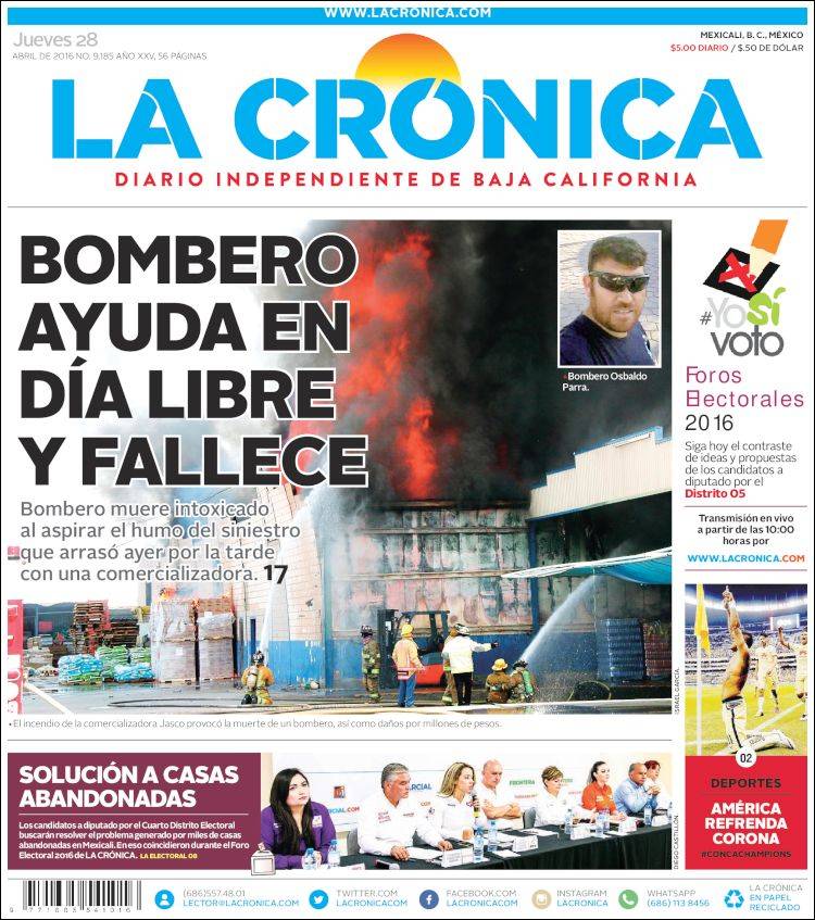 La Crónica, Baja California Norte