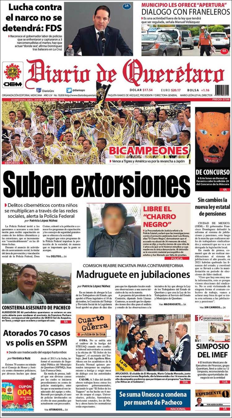 Diario de Querétaro, Querétaro