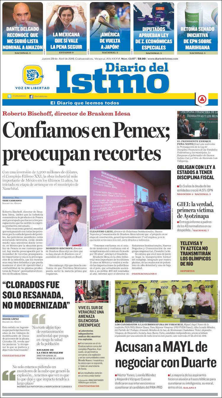Diario del Istmo, Veracruz