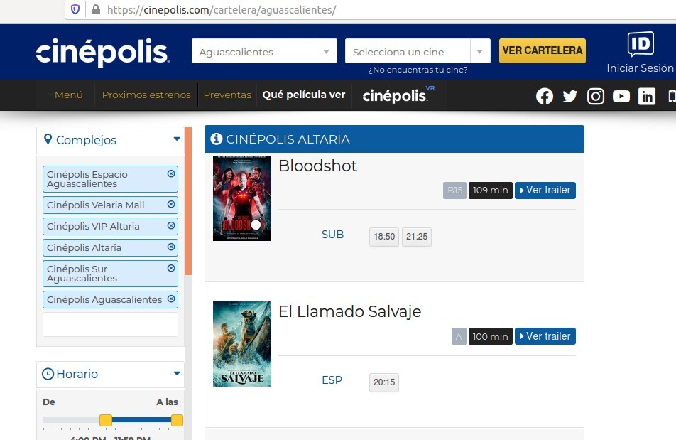 Cinepolis proyecta películas que haces meses están disponibles gratis en yifi-movies.mx