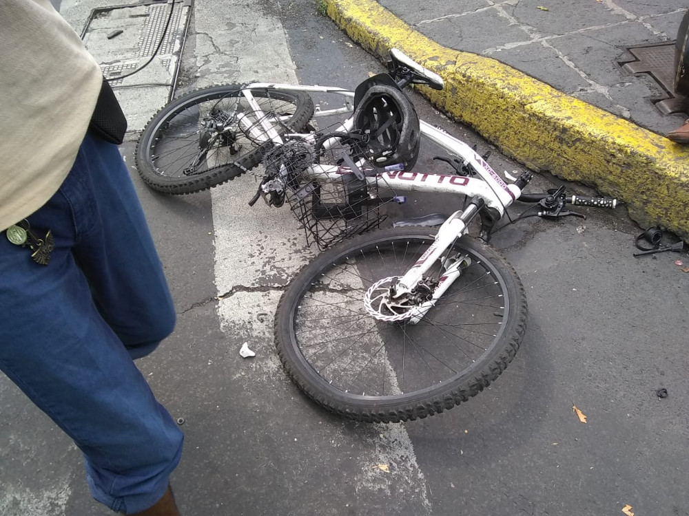 En San Ángel Claudia Ledesma, una joven estudiante de la UNAM y la ENAH, fue atropellada