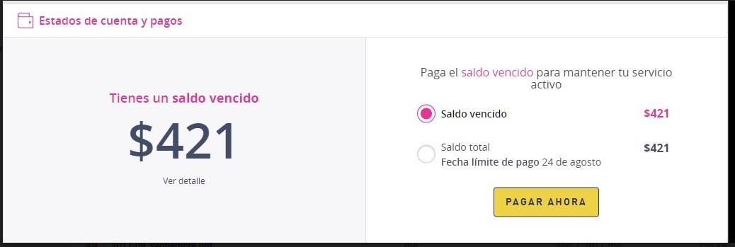 Televisa / Izzi me perdonan los 50 pesos que les debía... pero no acreditan el pago del 25 de agosto y los 0.99 centavos se convierten en 1 peso