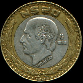 Moneda de 20 pesos Mexico
