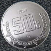 Nueva moneda 50 centavos