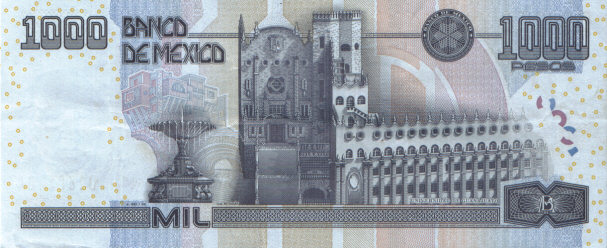 Billete de 1000 pesos Mexico