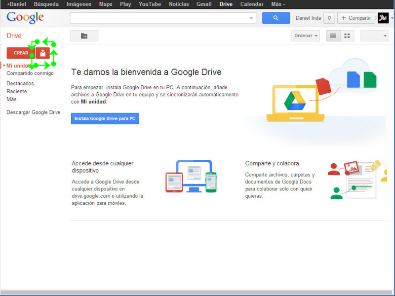 Subir archivos a Google Drive